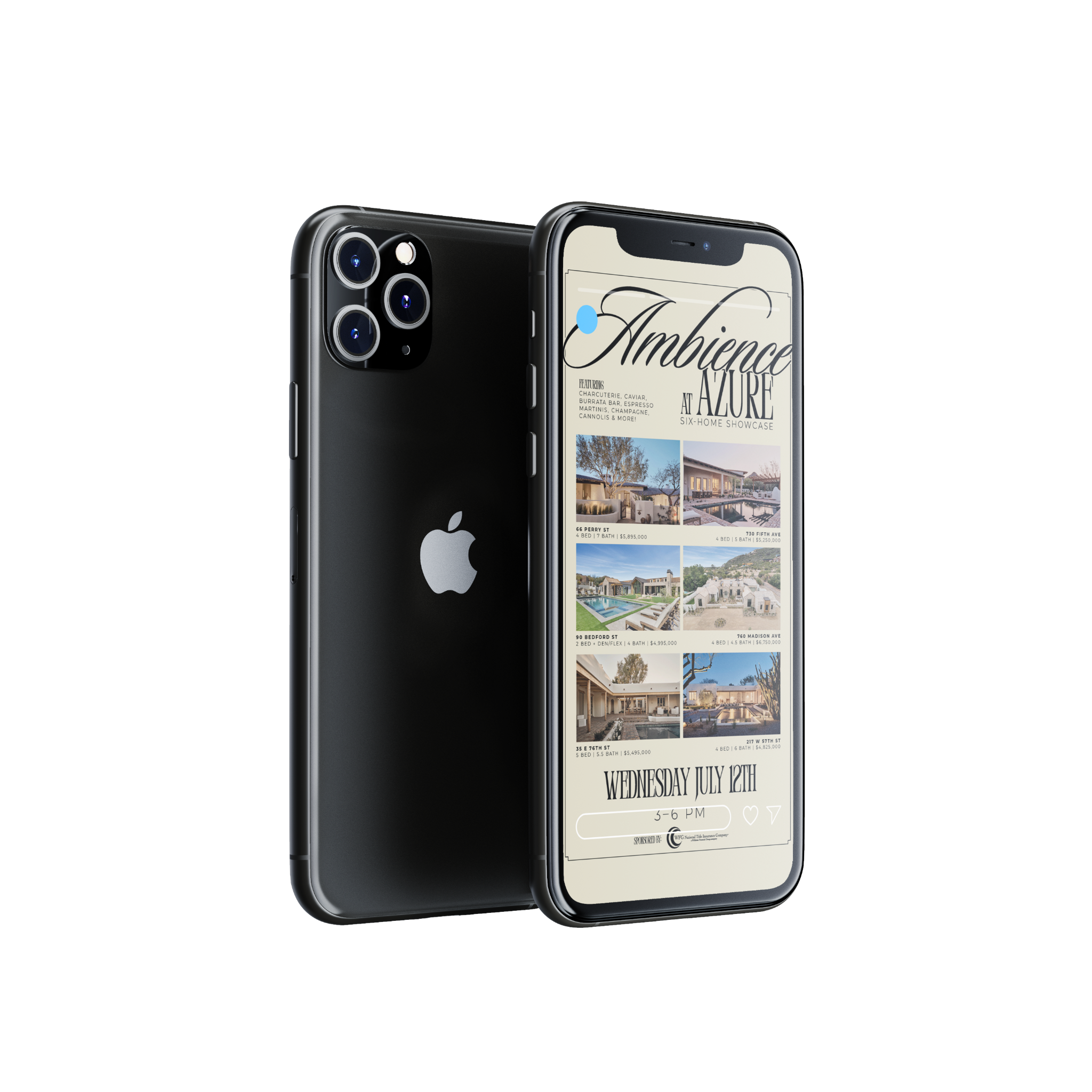Social media story design mockup for WFG National Title Arizona